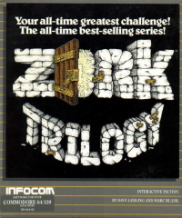 Zork III Dungeon Master Commodore 64 US box art